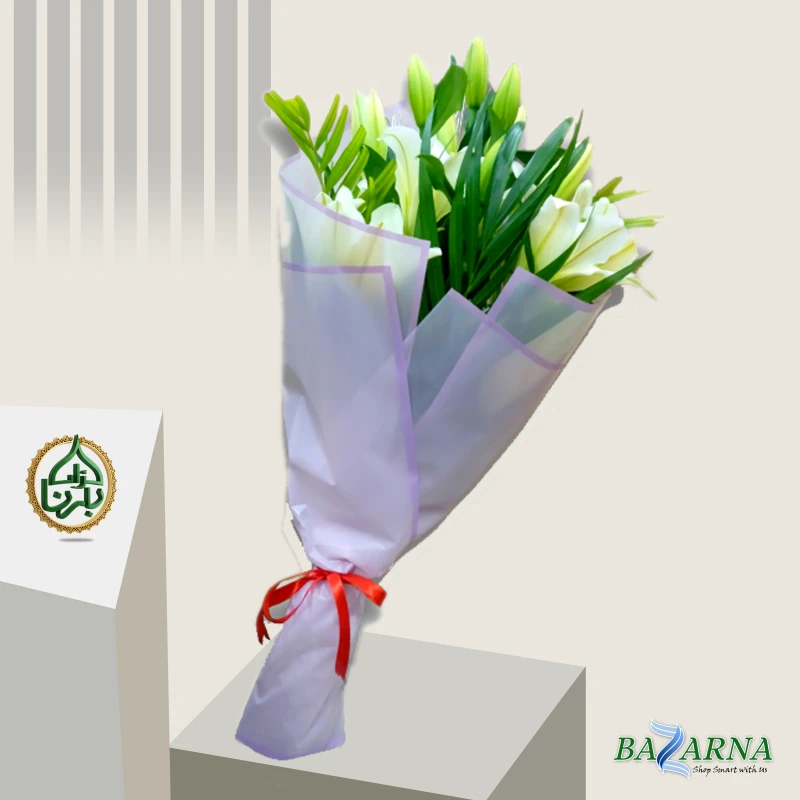 Fresh Lily Flowers Bouquet